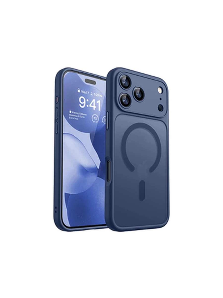 Чехлы KEEPHONE KP MC0123 X-CRYSTAL MAGSNAP MagSafe Iphone 17Pro Max (DEEP BLUE)