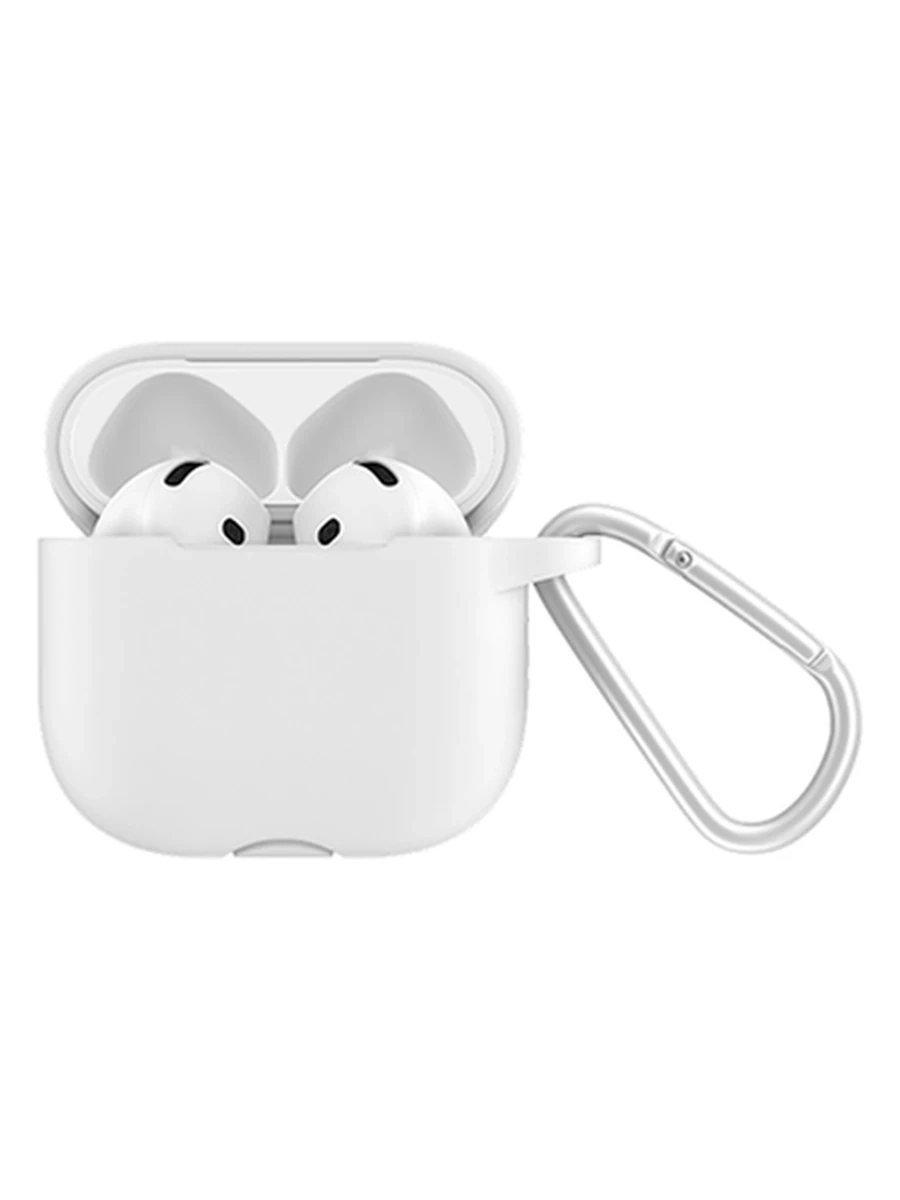 Чехлы на AirPods  KEEPHONE EC-018 LIQUID SILICONE AirPods 4 White