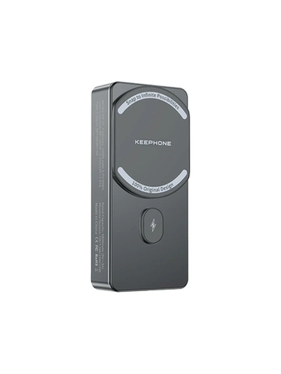 Power Bank KEEPHONE PB37 MAGCUBE 10000Mah (GUNMETAL)