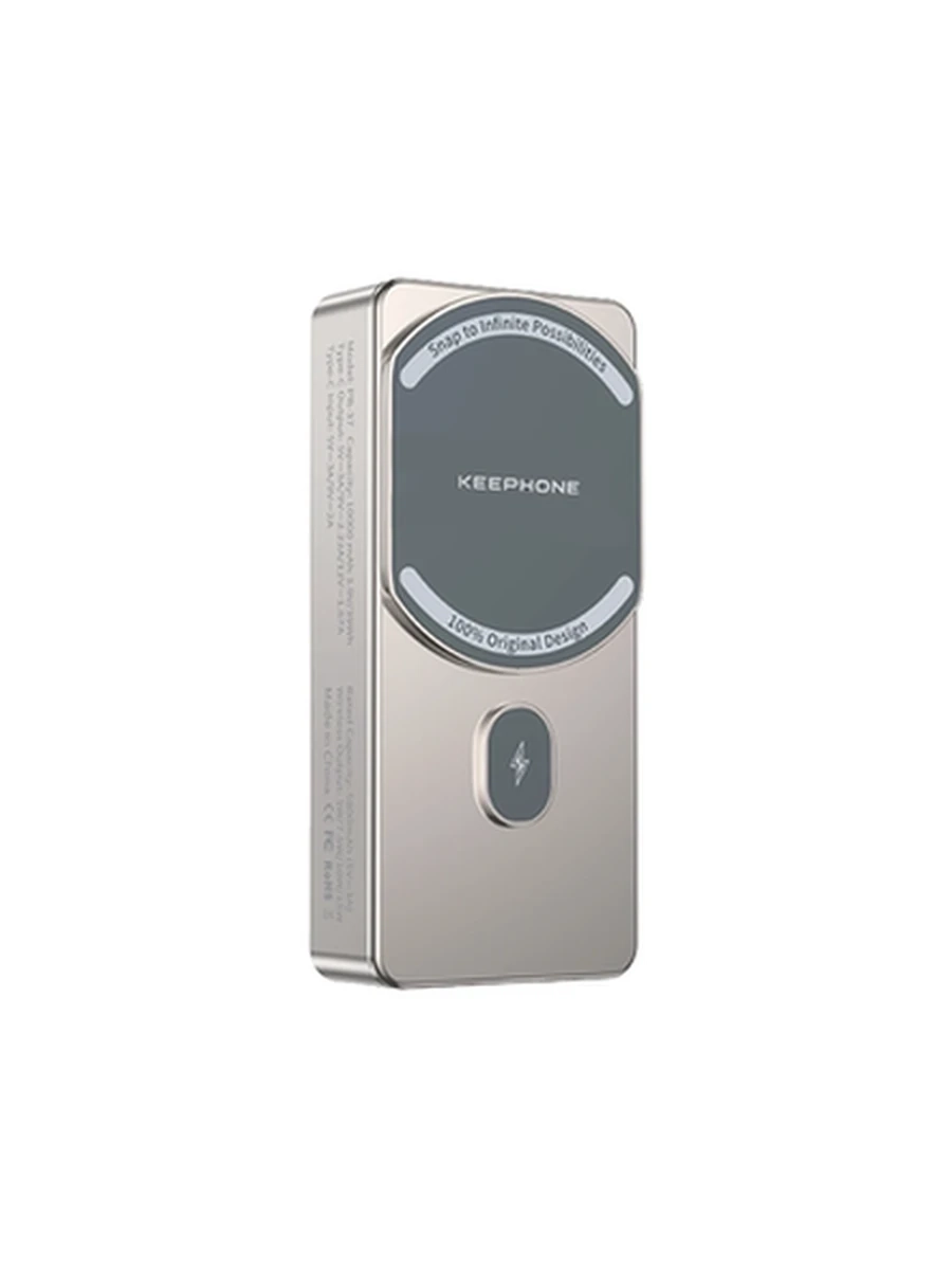Power Bank KEEPHONE PB37 MAGCUBE 10000Mah (TITANIUM)