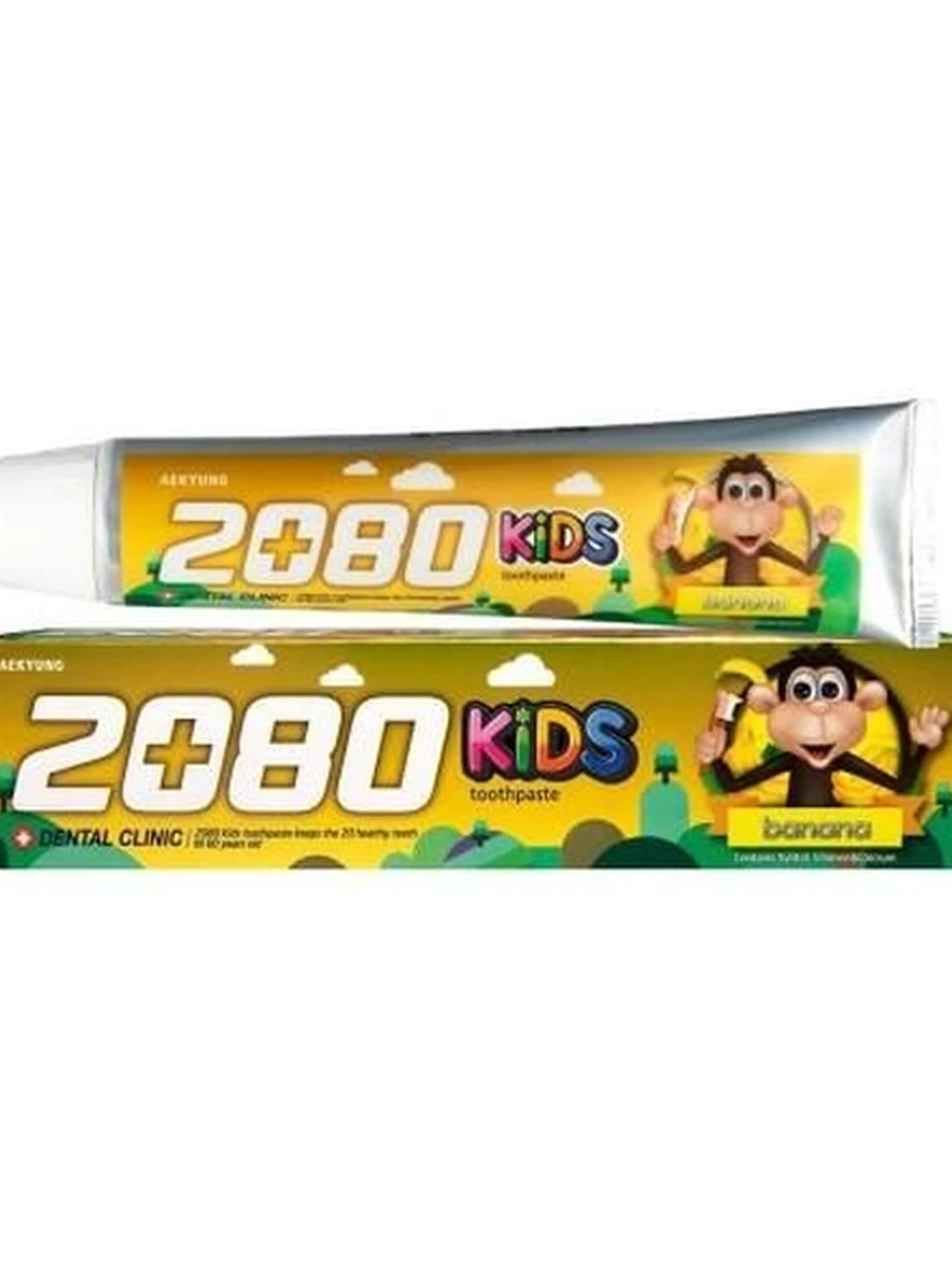Зубная паста DC 2080 AEKYUNG ДЕТСКАЯ БАНАНОВАЯ (80 г)