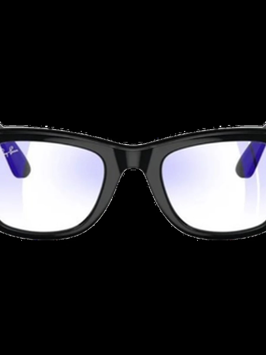 Meta Glasses Wayfarer Shiny Black (Clear S)