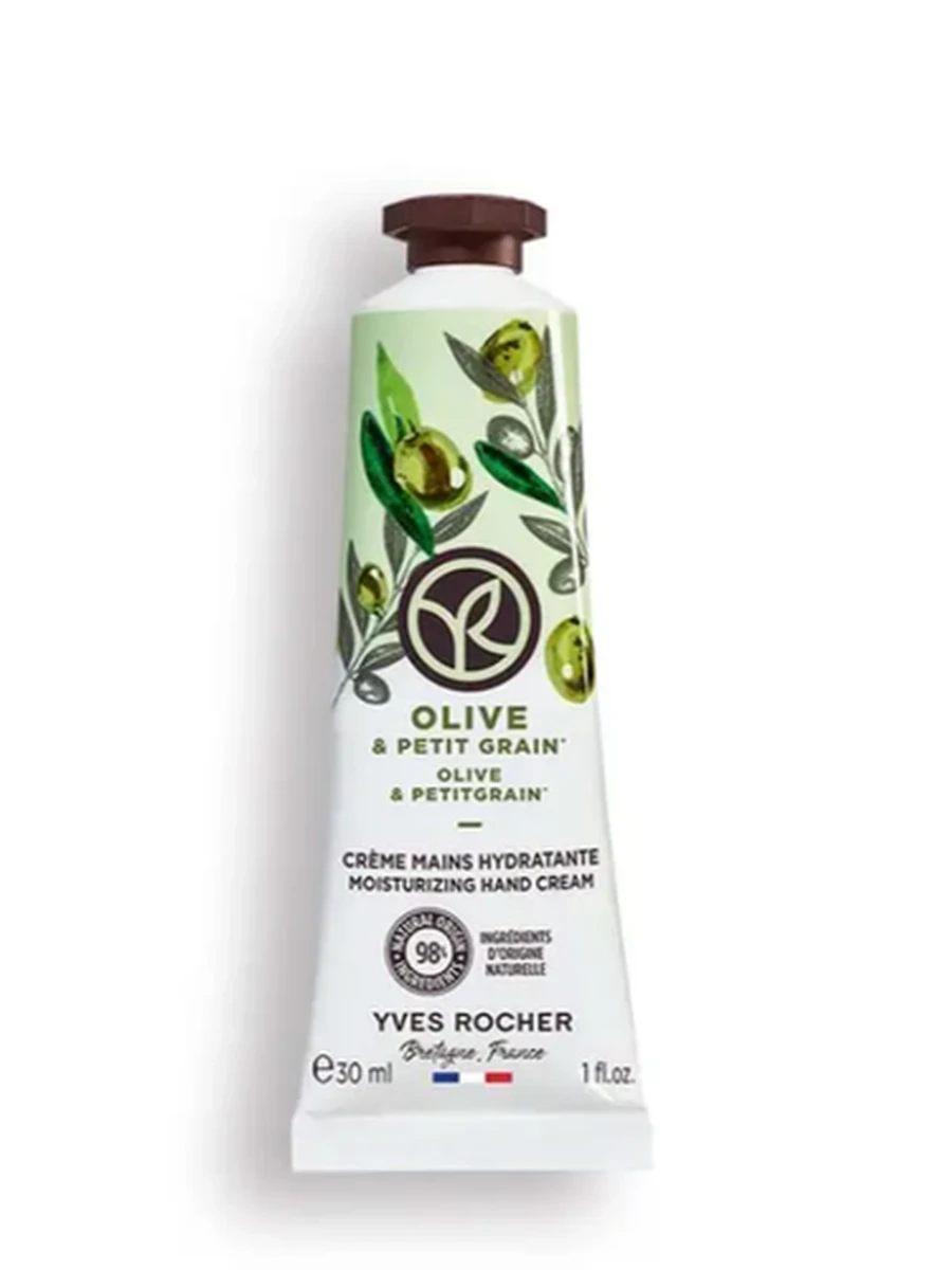 Yves Rocher Увлажняющий Крем для Рук «Олива & Петигрен», 30мл
