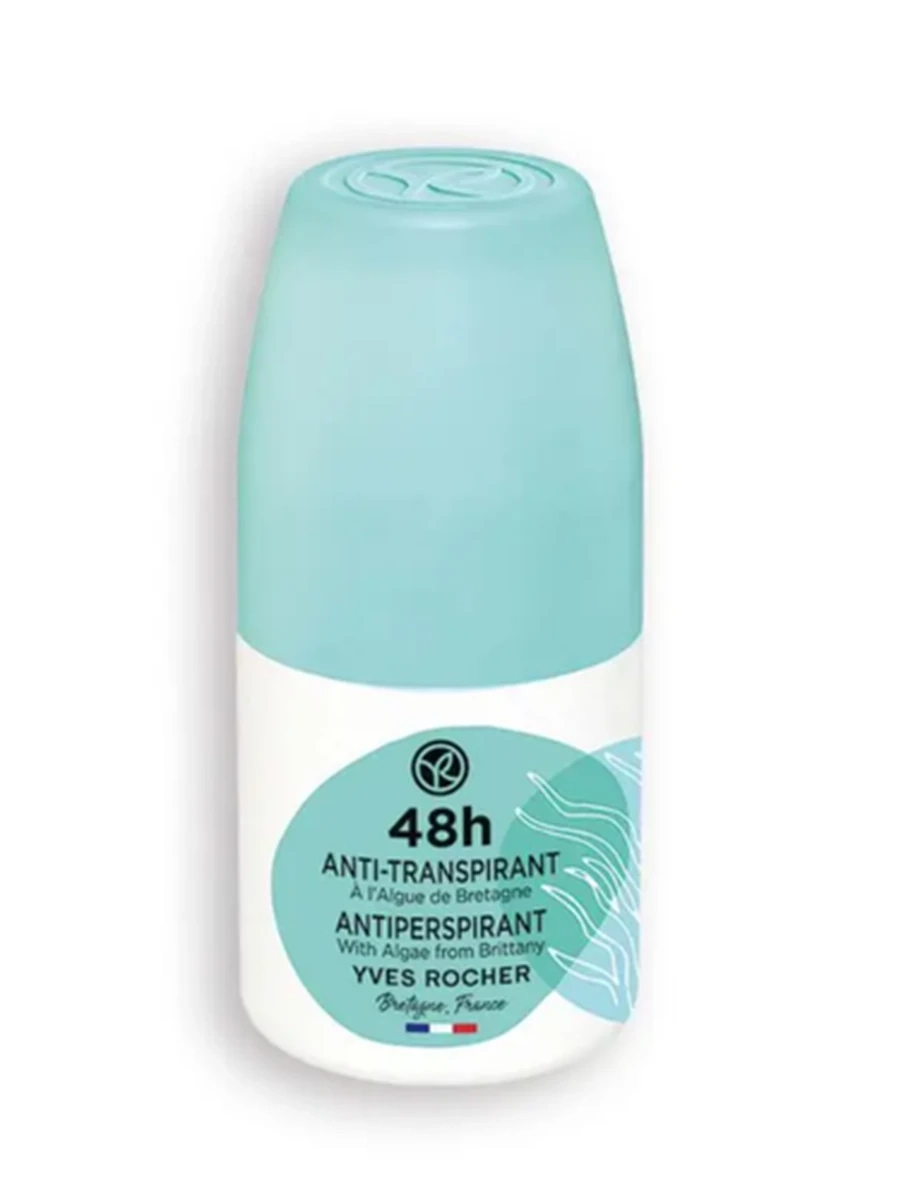 Yves Rocher Дезодорант-Антиперспирант 48Ч с Морскими Водорослями из Бретани, Франции