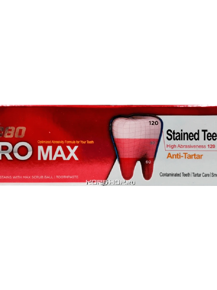 ЗУБНАЯ ПАСТА МАКСИМАЛЬНАЯ ЗАЩИТА С МЯТНЫМ ВКУСОМ PRO-MAX DENTAL CLINIC 2080, КОРЕЯ, 125 Г