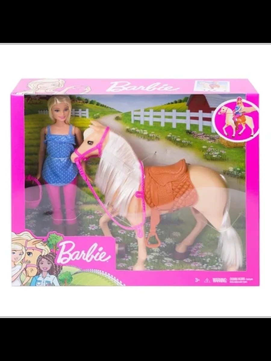 Кукла Barbie Наездница FXH13