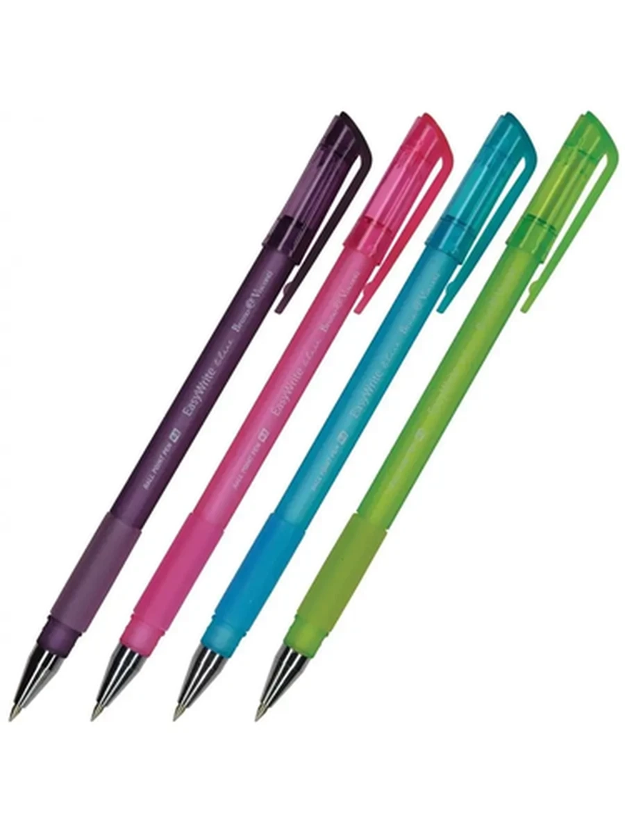 РУЧКА  "EasyWrite.CREATIVE" ШАРИКОВАЯ 0.5 ММ. СИНЯЯ  (4 цвета корпуса)