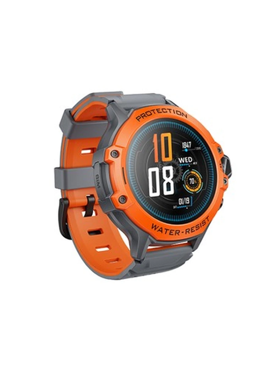 Часы HOCO Y107 4G children phone watch orange