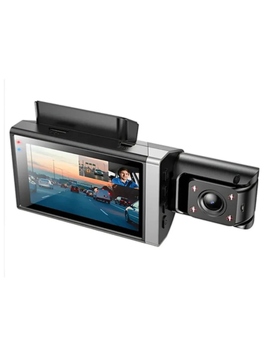 Видеорегистратор HOCO DI64 Triumph three-screen simultaneous display driving recorder(wifi version)