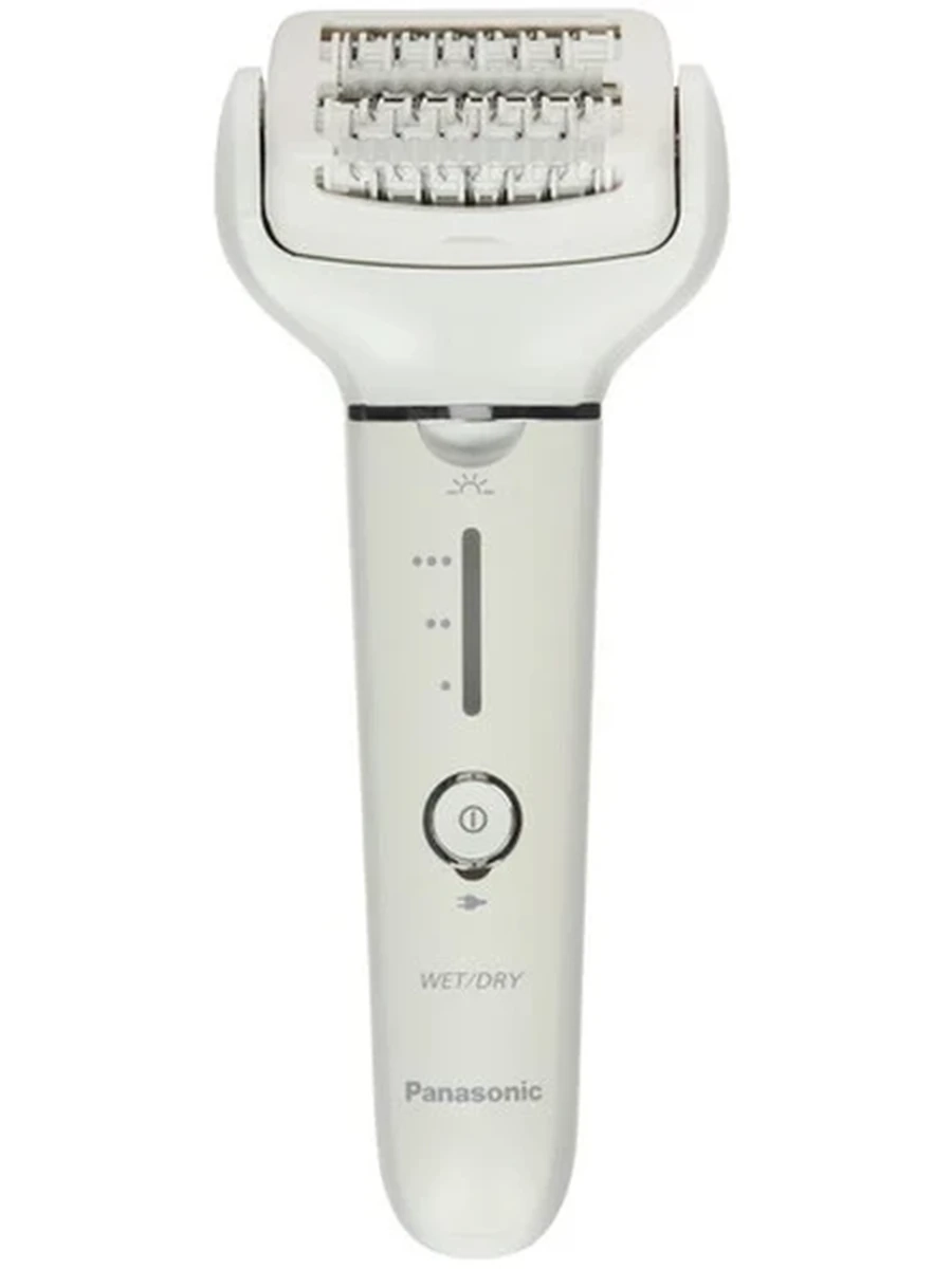 Эпилятор Panasonic ES-EY31-W520 белый [скорости-3, пинцетов-60, съемные насадки/головки-2 шт, питание-от аккумулятора]