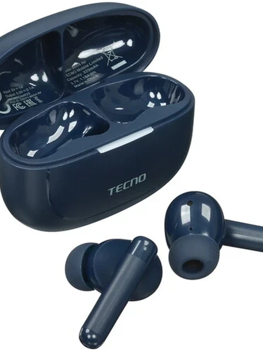 TWS гарнитура Tecno Buds 4 Air Midnight Blue