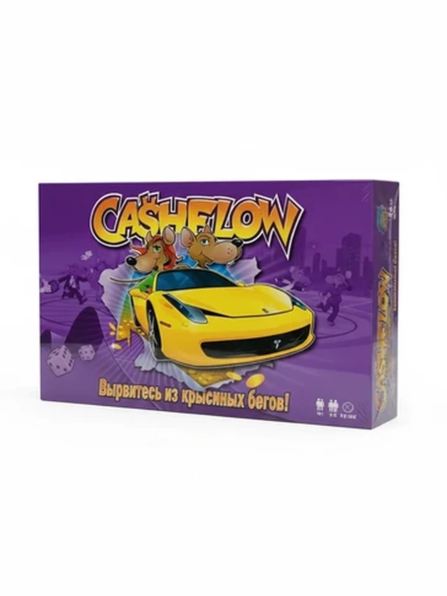 Настольная игра Cashflow Денежный поток экономическая обучающая игра для компании