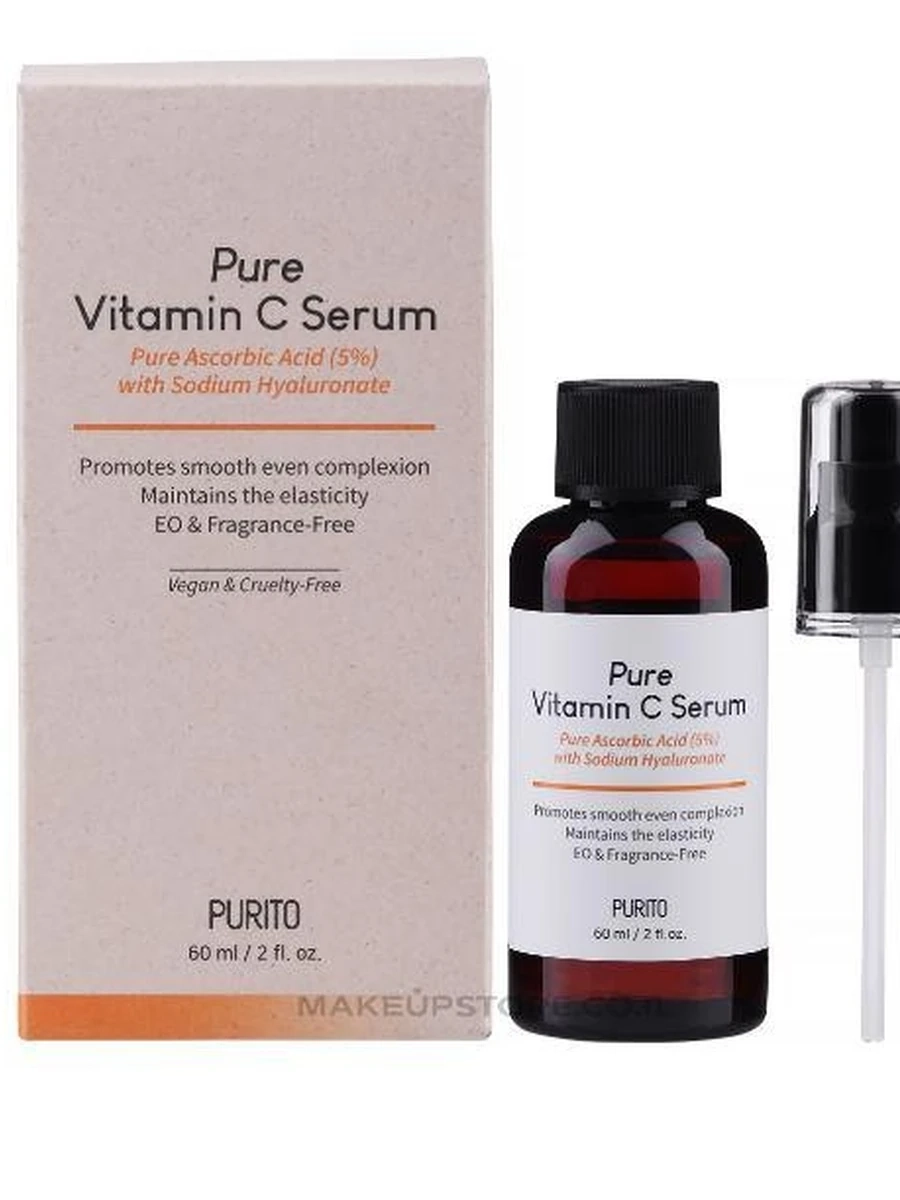 Purito, сыворотка с чистым витамином C, 60 мл (2 жидк. Унции)