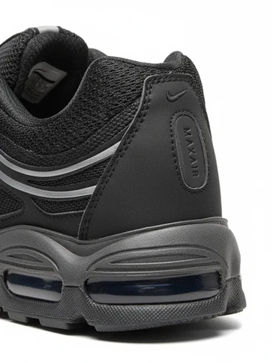 Кроссовки мужские спортивные черные для бега и повседневной носки Air Max
