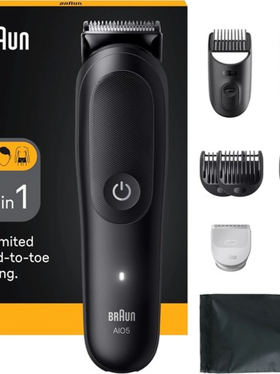 Триммер BRAUN AIO5540 BLK