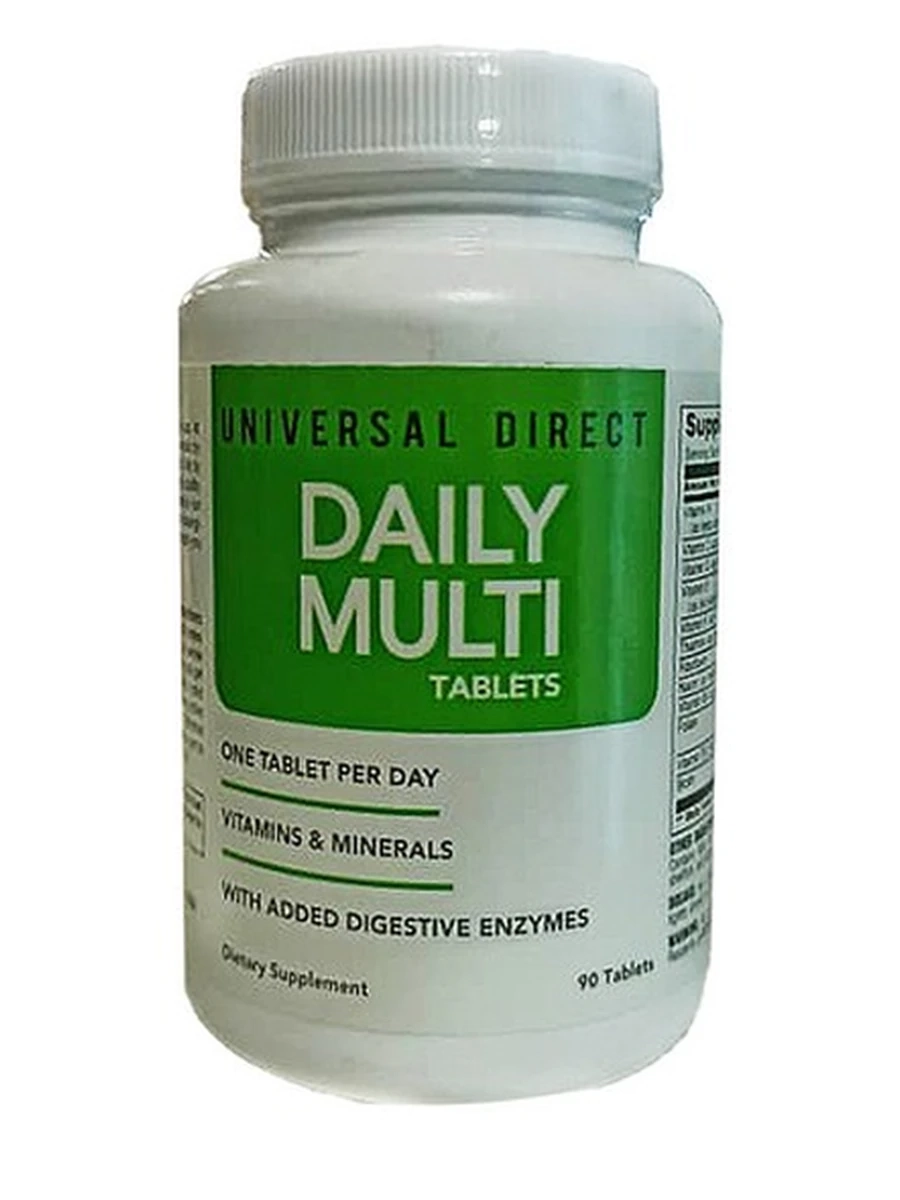 Мультивитамины и минералы. Daily multi, Universal direct, 90табл,