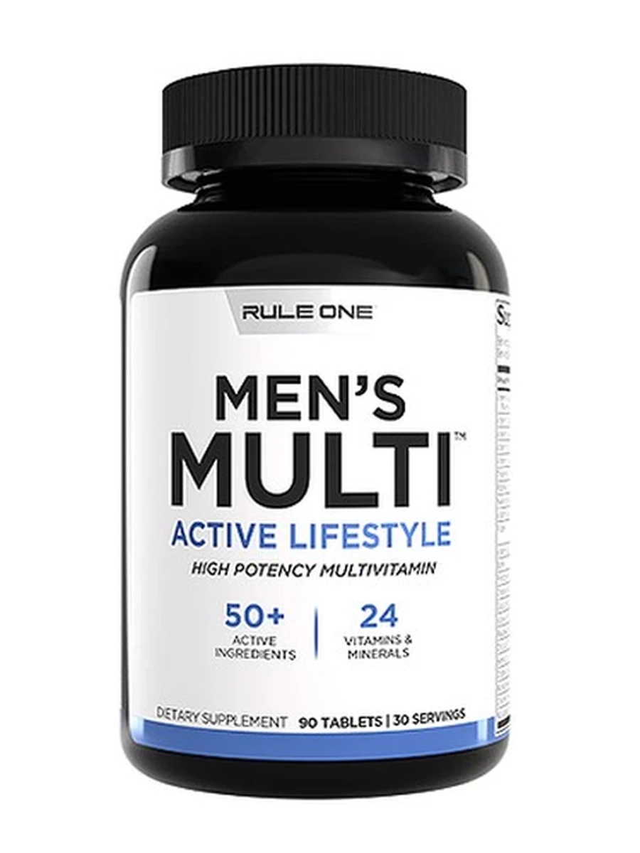 Мультивитамины для мужчин. Mens Multi, Rule 1, 90табл, 30порц.