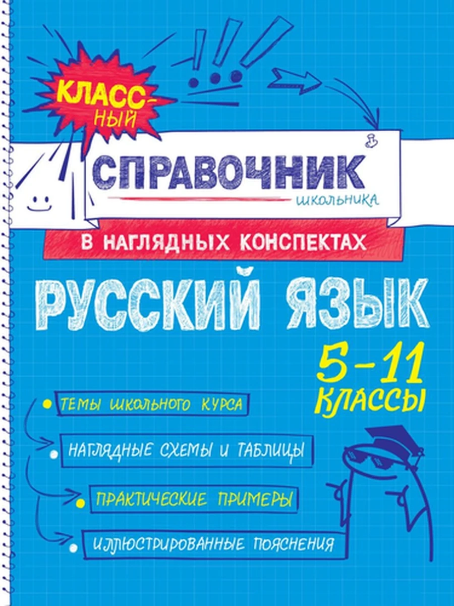 Классный справочник школьника в наглядных конспектах /Эксмо/ Русский язык Железнова
