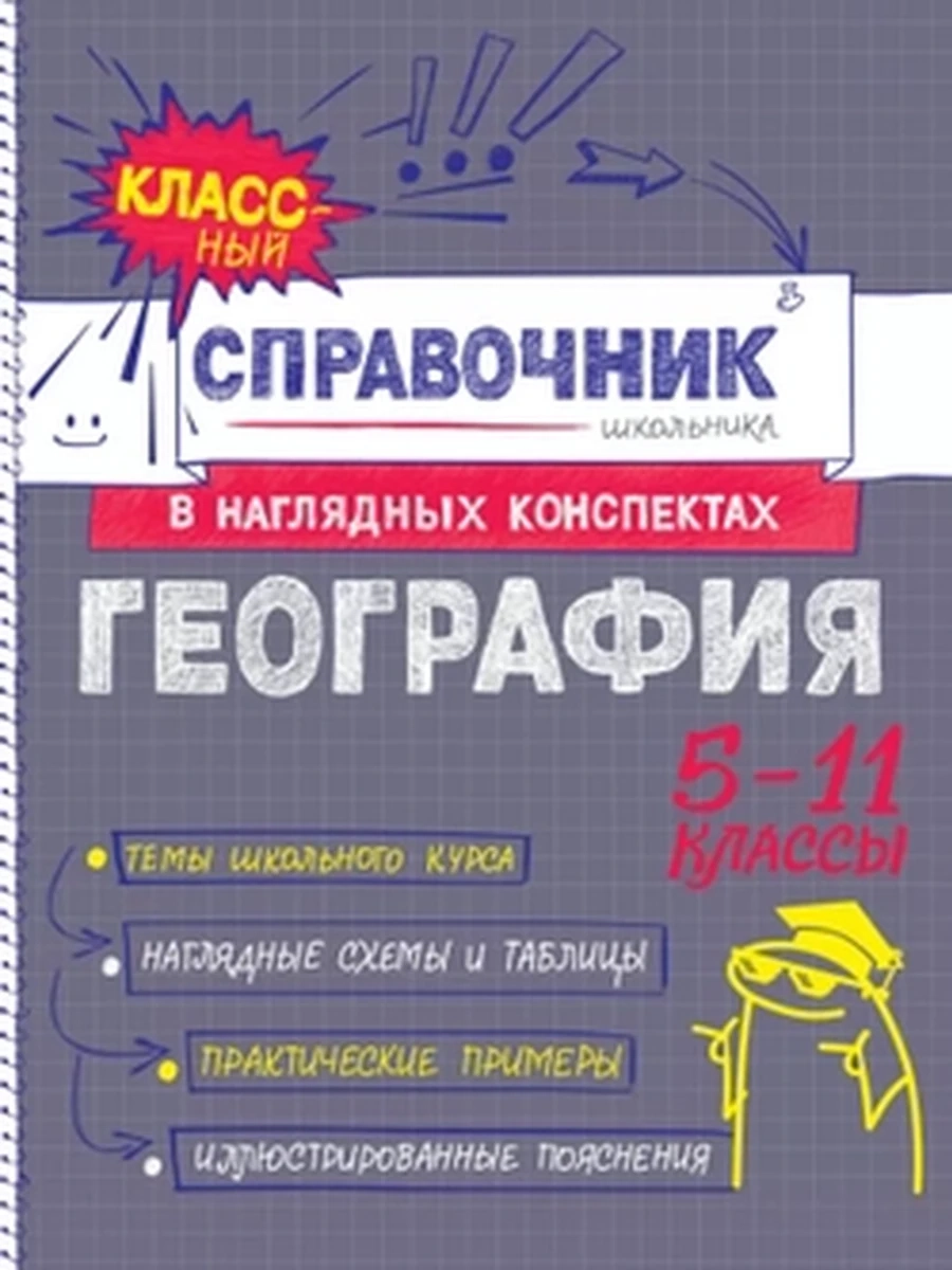 Классный справочник школьника в наглядных конспектах /Эксмо/ География Куклис