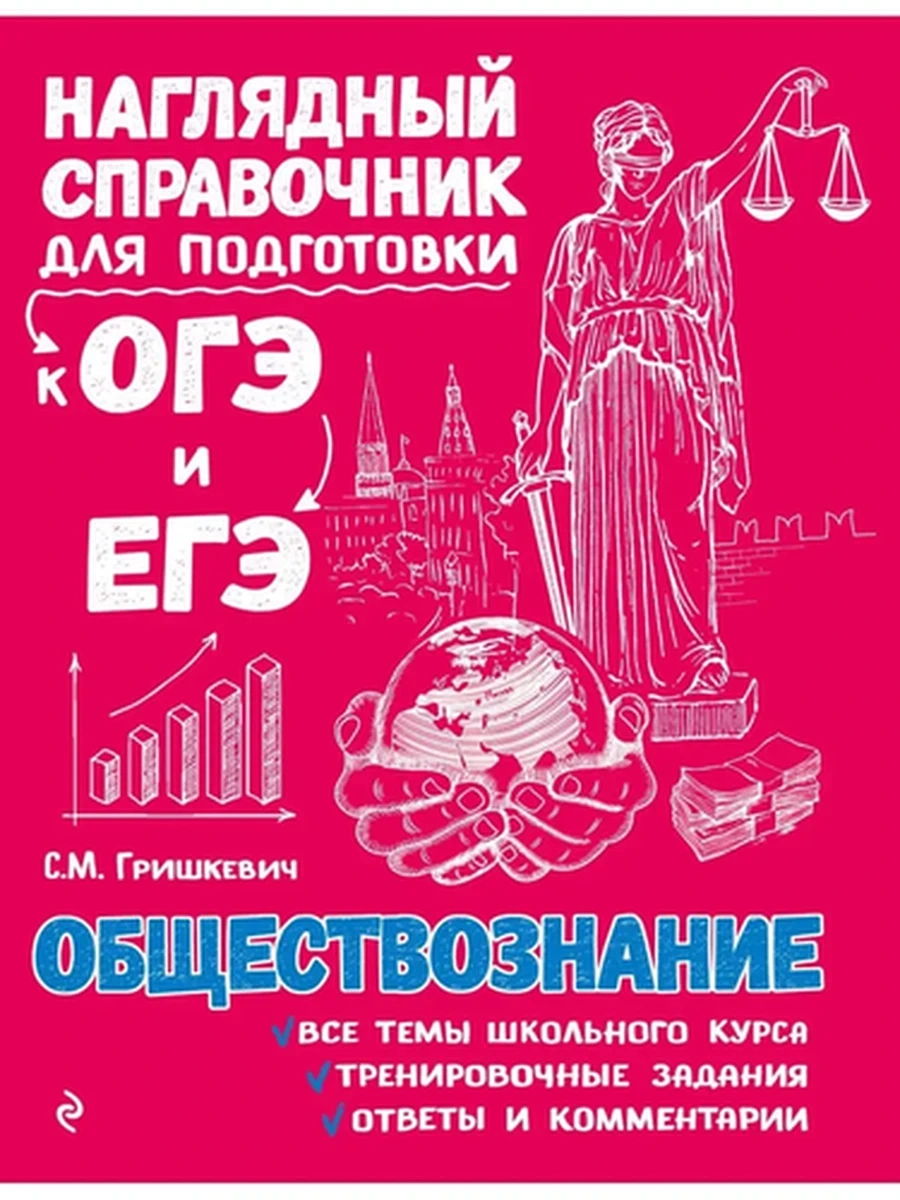 Наглядный школьный курс Обществознание /Эксмо/