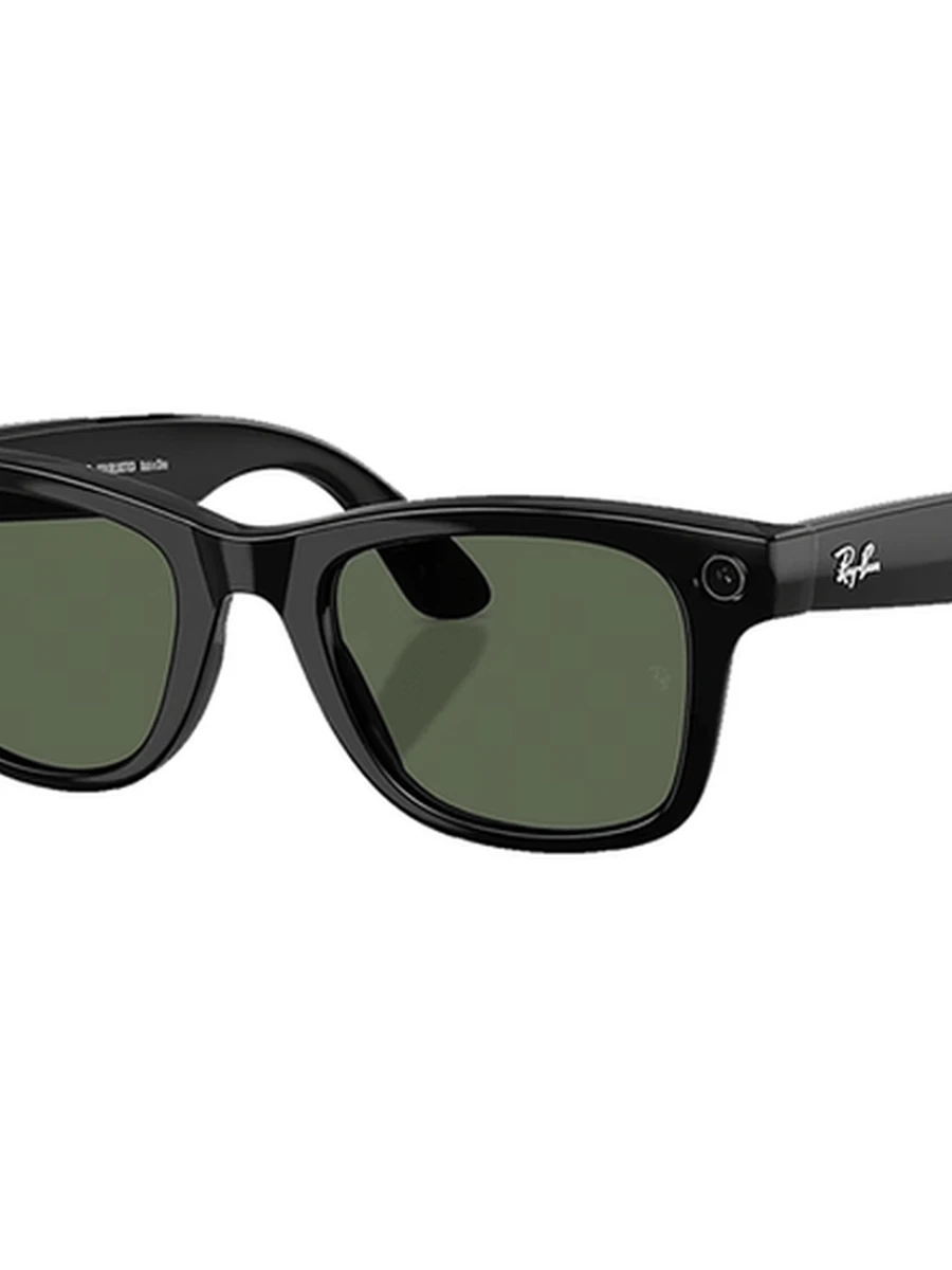 Солнцезащитные очки RayBan Meta Wayfarer Gen 2 RW4012 Shiny Black Green