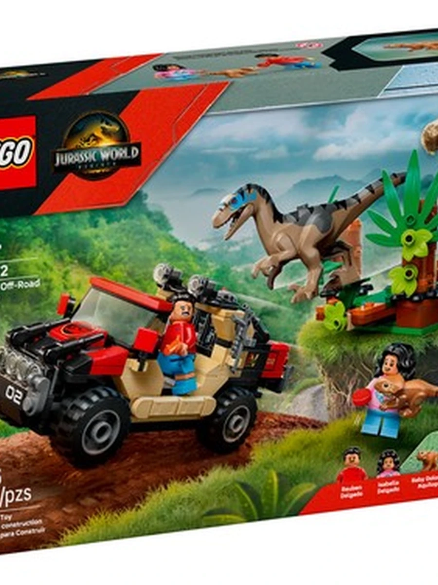 LEGO 76972 Jurassic World™ Побег от раптора по бездорожью