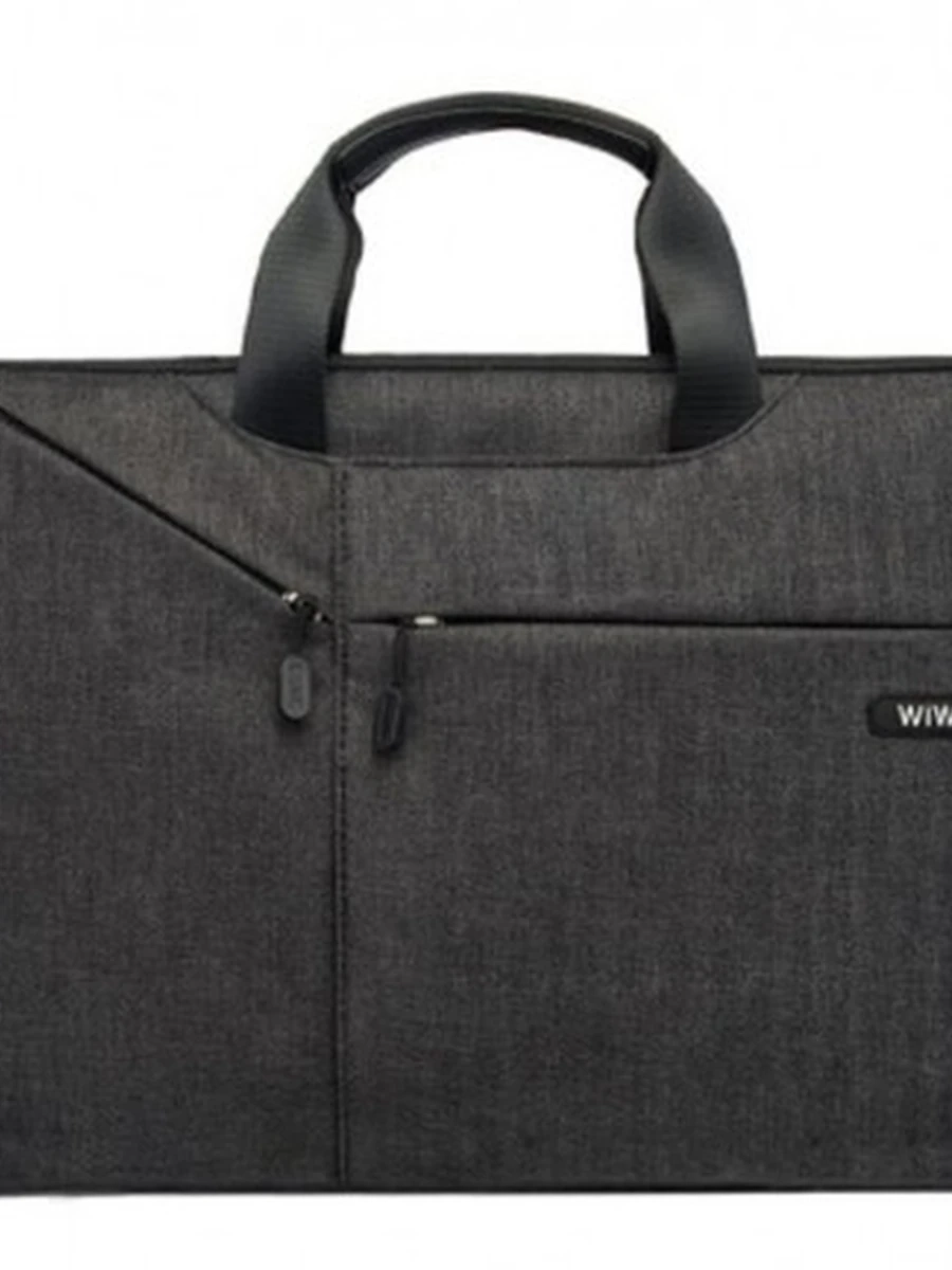 Сумка для ноутбука мужская, женская WiWU City Commuter Bag для MacBook / UltraBook 15.6 дюймов - Черный