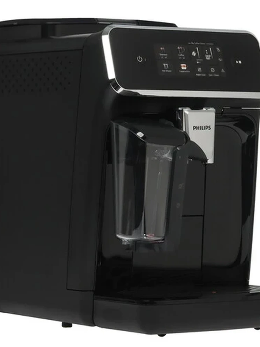 Кофемашина автоматическая Philips LatteGo EP2331/10 глянцевый чёрный [1500 Вт, 15 Бар, автоматический, 1.8 л, исп. кофе - зерновой, молотый]