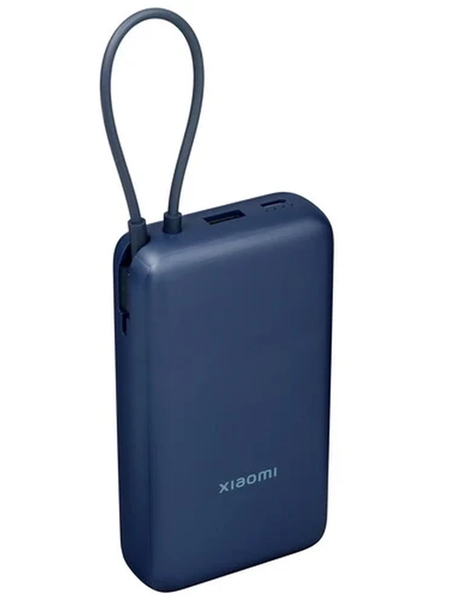 Портативный аккумулятор Xiaomi 33W 20000mAh (Integrated Cable) Blue GL [BHR8975GL]