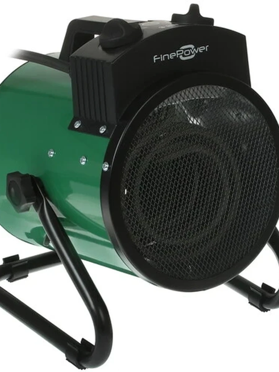 Тепловая пушка электрическая FinePower FSFH-3000  [280 м³/ч, обогрев - 3 кВт, ТЭН,  вес - 3.4 кг]