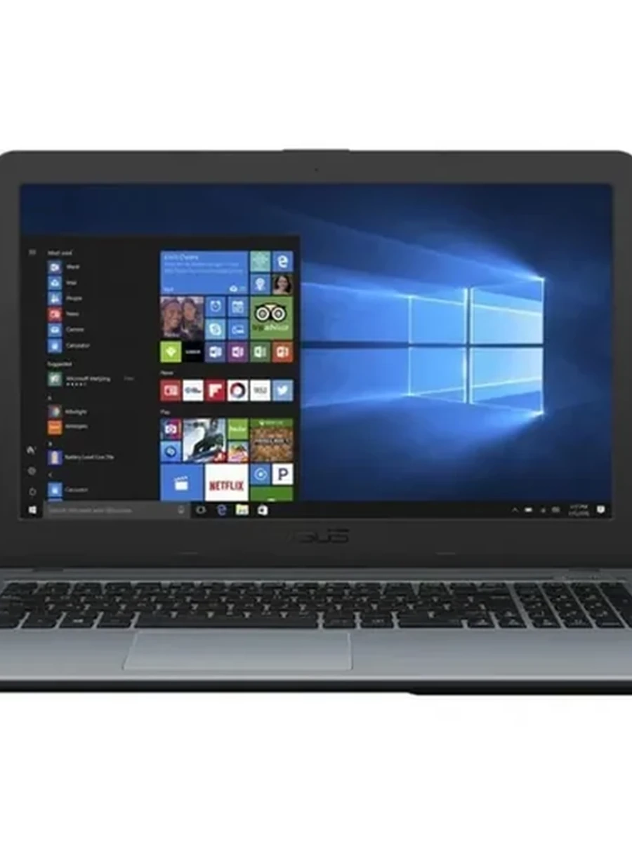 Ноутбук Asus X540 [15.6"], (Intel Core i3-7020U 2/4, 2.30ГГц, 3МБ, 14нм), 8ГБ DDR4, 1000ГБ HDD + 240ГБ SSD, 15.6" 1920x1080, DOS, Серебристый