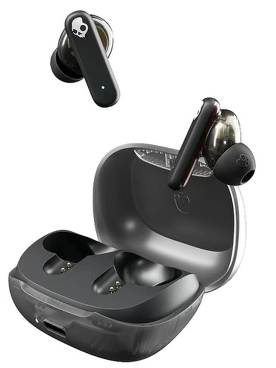 Skullcandy Smokin Buds | Чёрно-Прозрачные