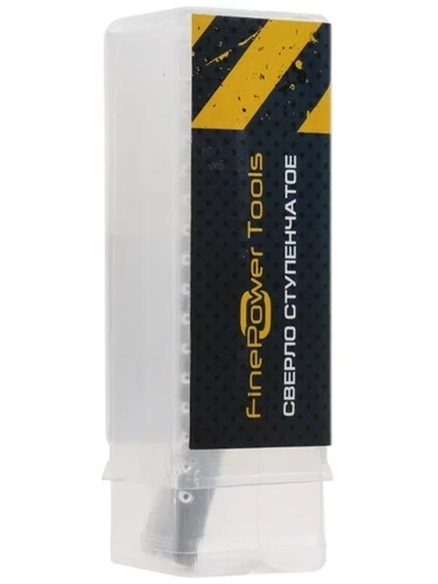 Сверло FinePower DFD0920 [ступенчатое, по металлу, Ø4-20 мм, длина - 75 мм, хвостовик - трехгранный, ступеней - 9]