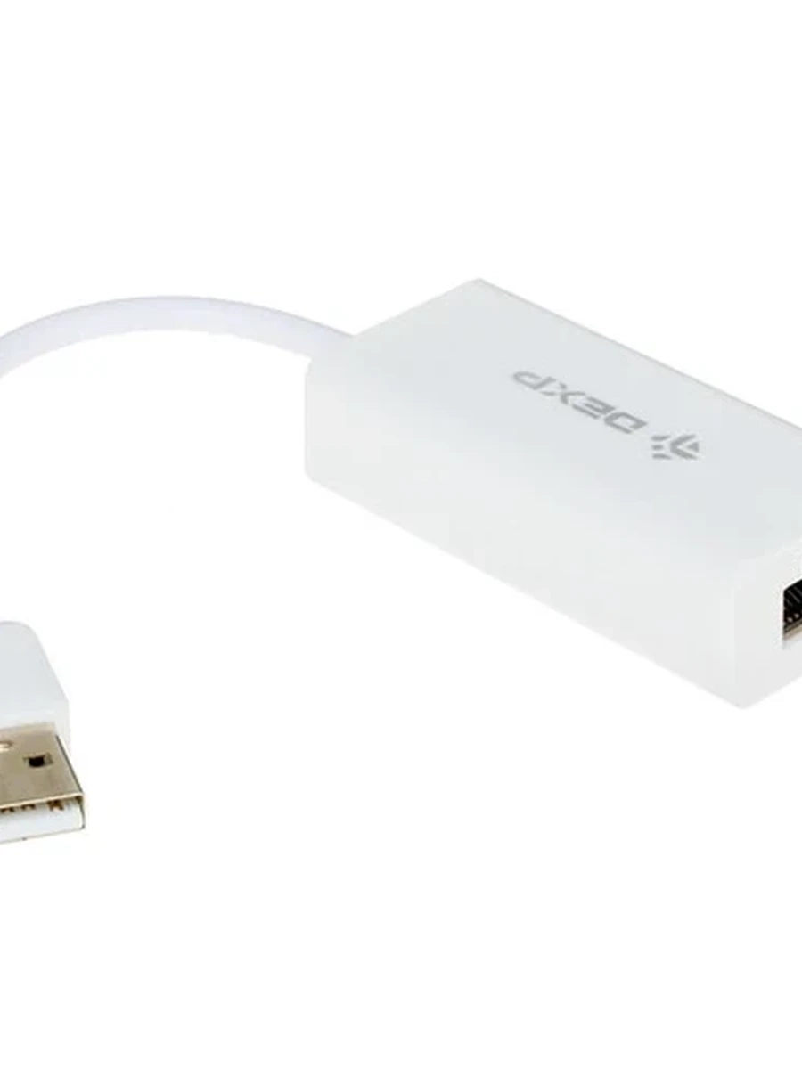 Сетевая карта DEXP AT-UH001W [10/100 MBps USB 2.0 белая]