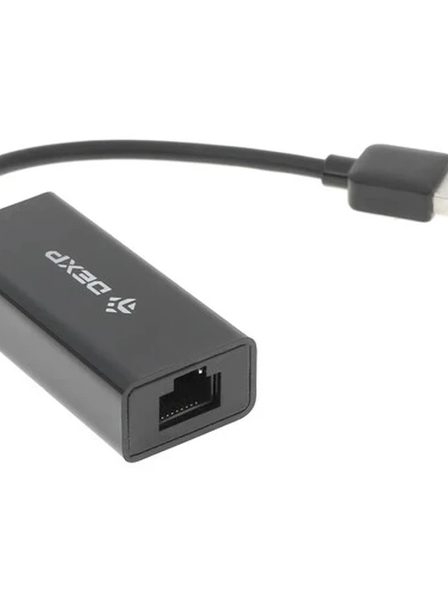 Сетевая карта DEXP AT-UH001B [10/100 MBps USB 2.0 черная]