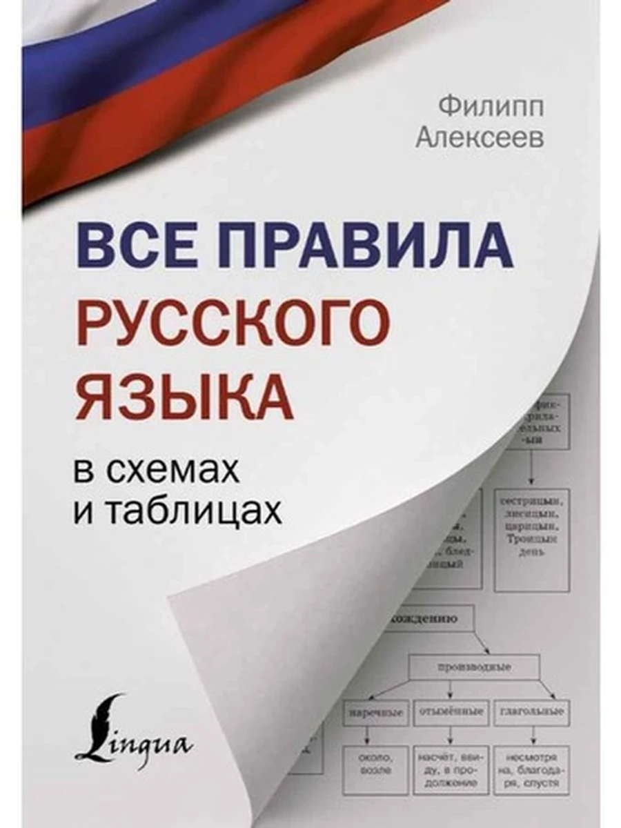 Все правила русского языка в схемах и таблицах Алексеев /АСТ/