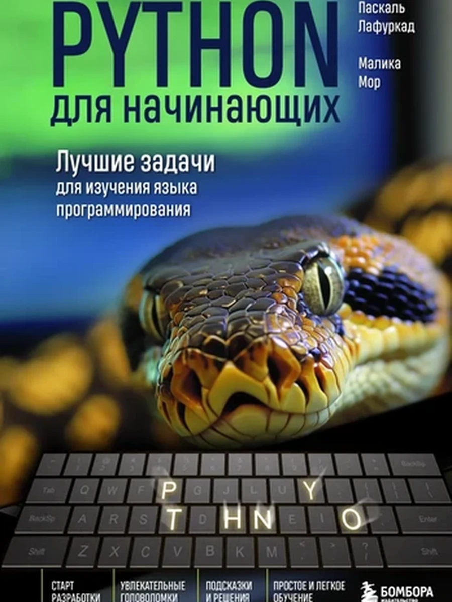 ПК Python для начинающих Лучшие задачи для изучения языка программирования Лафуркад /Эксмо/