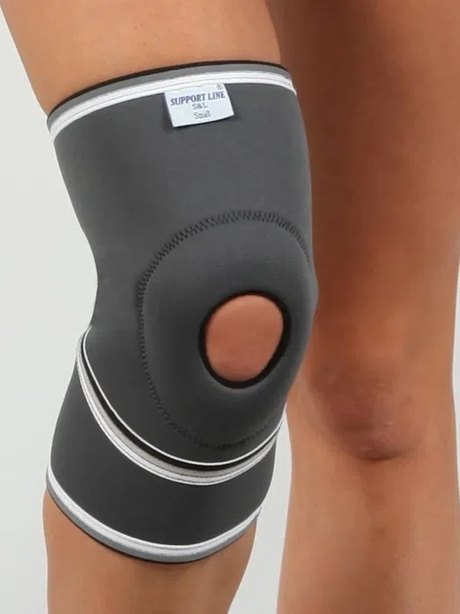 REF 101                                       Наколенник с отверстием для чашечки.  Неопрен.