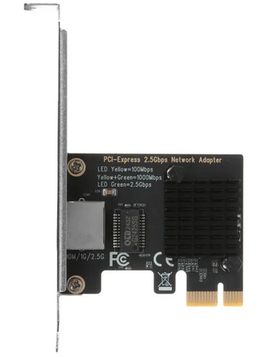 Сетевая карта DEXP E-PT-02 [2,5 Gbps PCI-E, RJ-45x1]