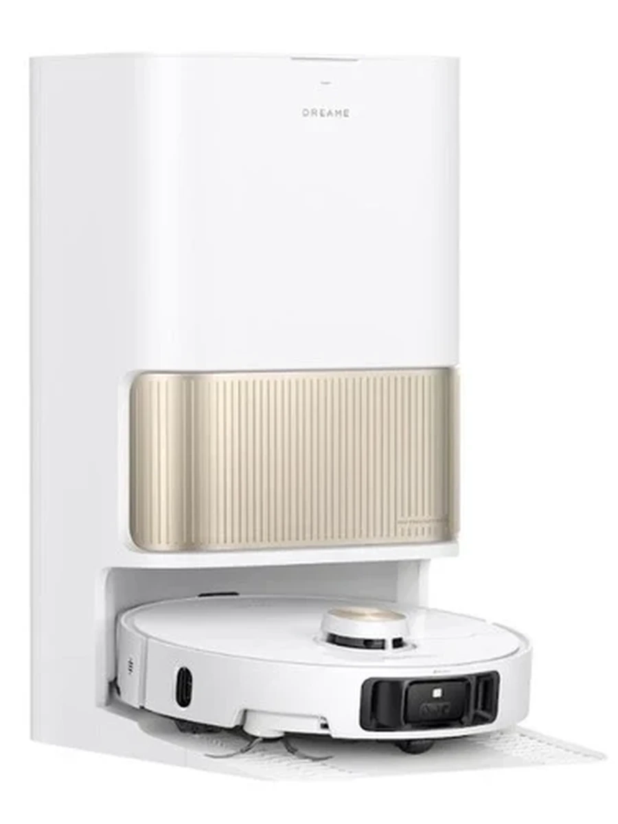 Пылесос-робот Dreame L40s Pro Ultra [Лидар, станция с/о, 5200 мА*ч, 18500Па, уборка: влаж, сух, круглые мопы, смарт упр, картография, белый]