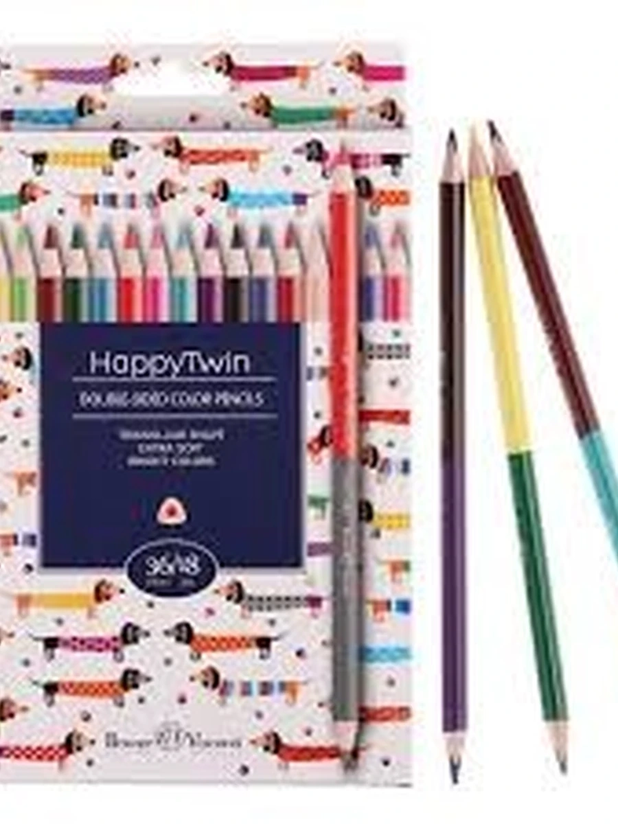 КАРАНДАШИ ЦВЕТНЫЕ HAPPYCOLOR, 36 ЦВ.