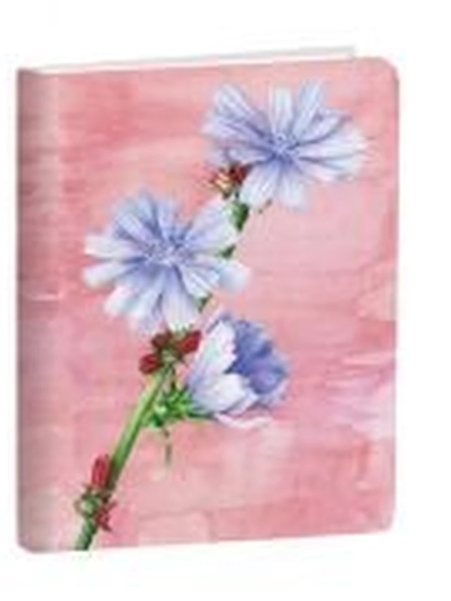 Aquarelle. Полевые цветы Книги для записей А6+ 80л.Иск.кожа