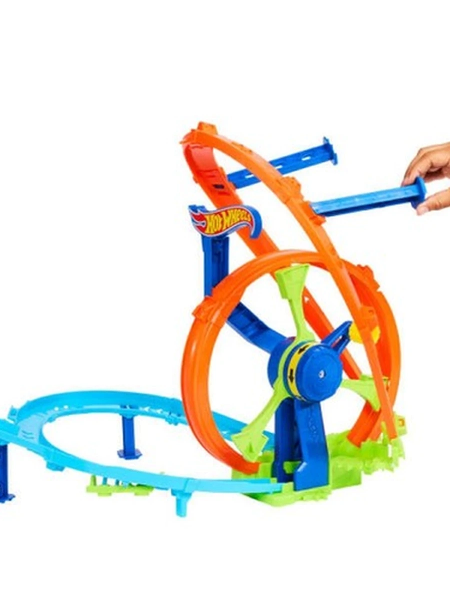 JBX65 Игровой набор Hot Wheels Stunt tracks Гонки на виражах