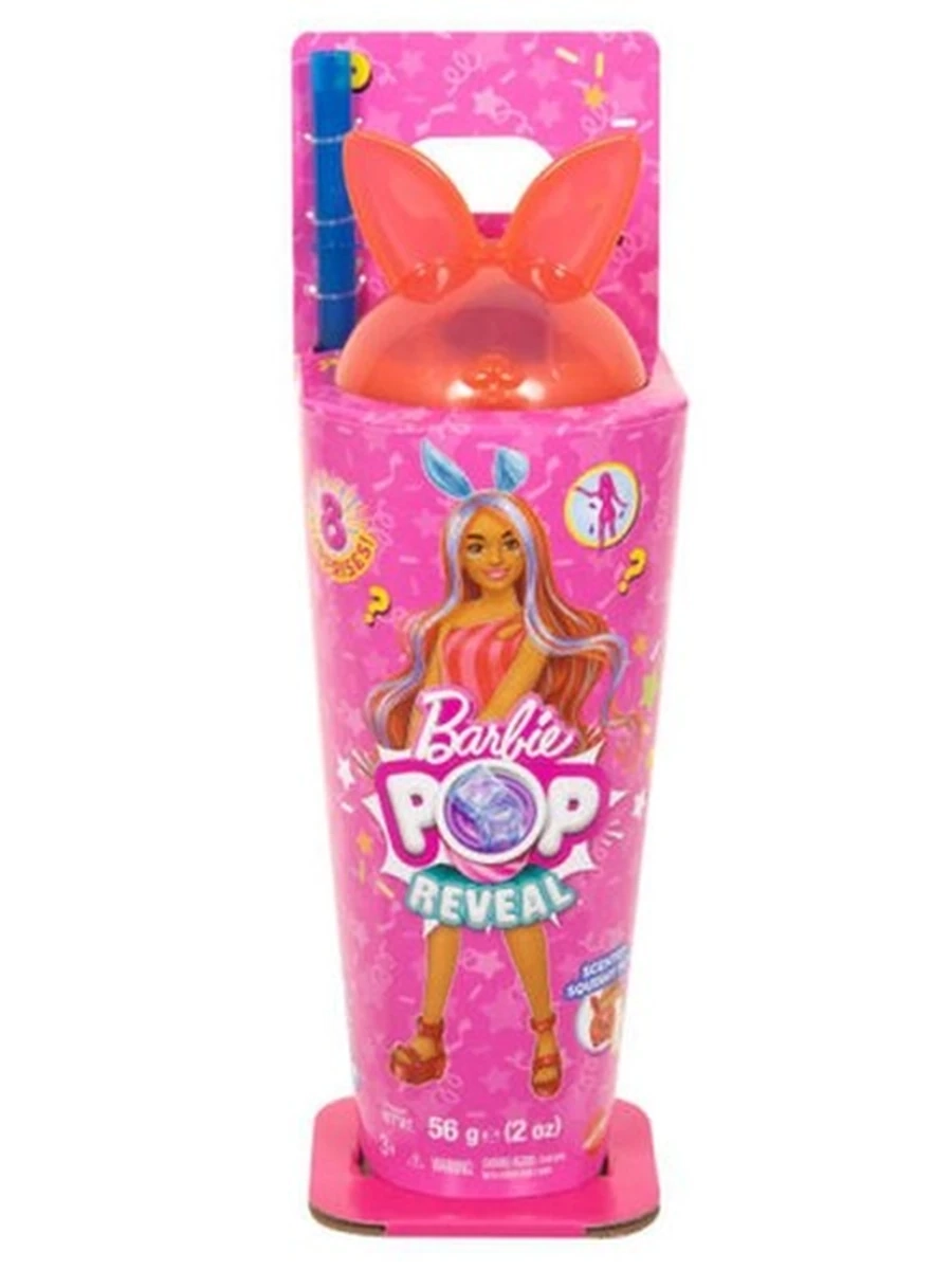 JCN85/JCN87 Кукла и аксессуары Barbie Pop Reveal Shakes Series ароматизированная Яркий Кролик