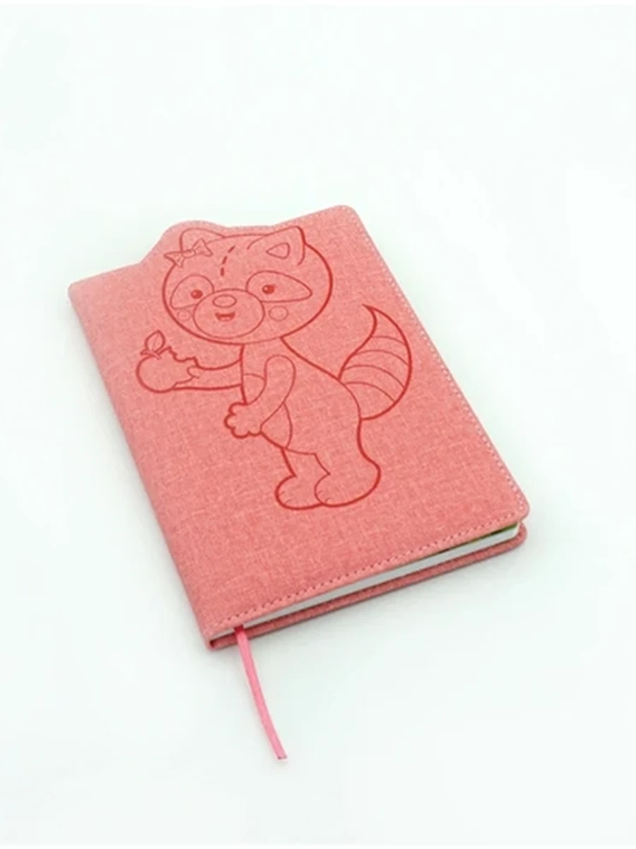 HAPPY ANIMALS. Дизайн 4 Книги для записей А5- 64л.(HAPPY ANIMALS). Тв. переп. с порол. из иск. кожи,