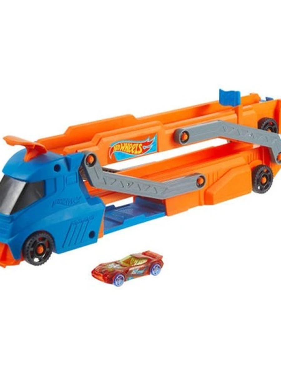 Грузовик Mattel Молниеносный автотранспортер Hot Wheels HYT83