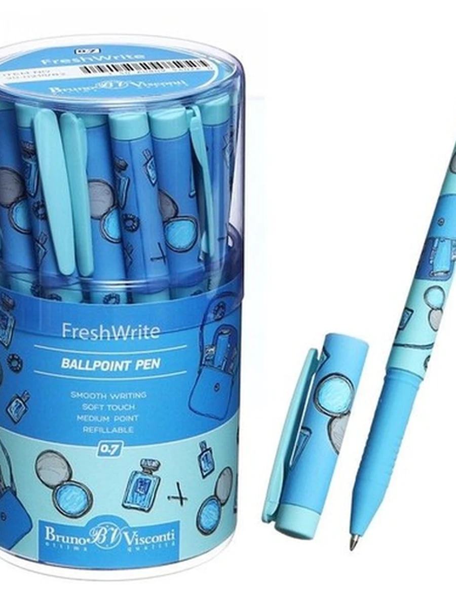 РУЧКА "FreshWrite. Life Style. Blue dream" ШАРИКОВАЯ 0.7 ММ, СИНЯЯ