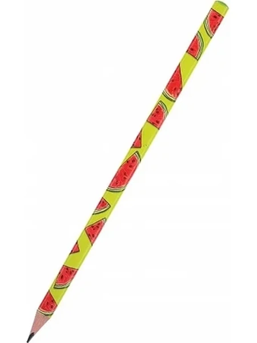 КАРАНДАШ ЧЕРНОГРАФИТОВЫЙ "HappyGraphix. Fresh & fruity. Арбуз" НВ