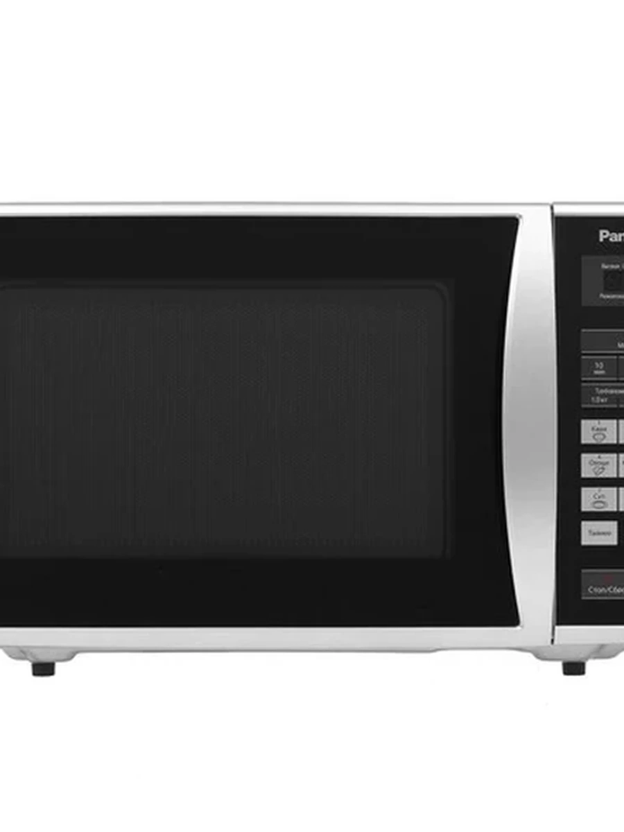 Микроволновая печь Panasonic NN-ST342MZPE [25 л, 800 Вт, переключатели - сенсор, дисплей, серебристый, черный, серебристый]