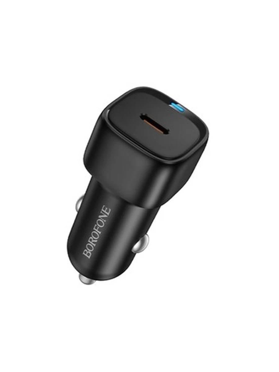 Авто адаптеры BOROFONE BBZ34A Cloud single port PD20W car charger (black)